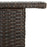 Tuinbartafel 120x55x110 cm poly rattan bruin