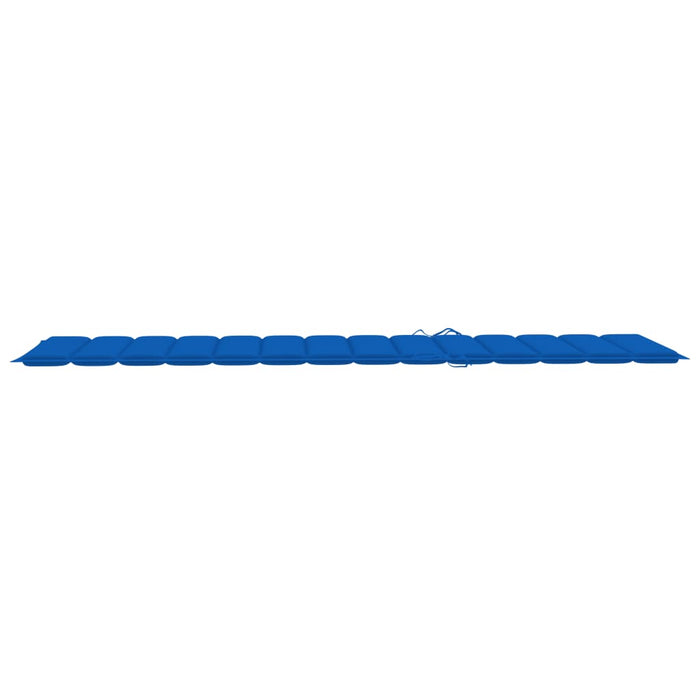 Ligbedkussen 200x70x3 cm oxford stof koningsblauw