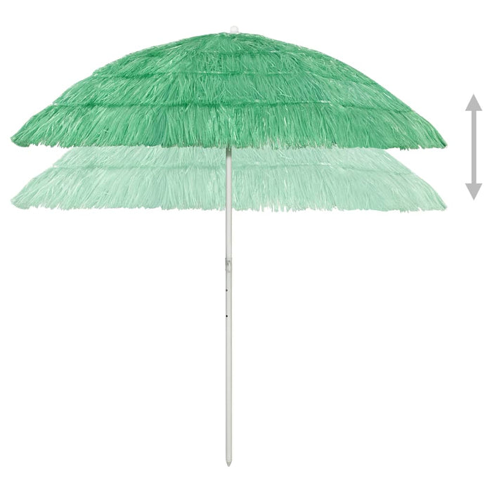 Strandparasol Hawaï 240 cm groen