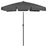 Strandparasol 180x120 cm antracietkleurig