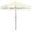 Strandparasol 200x125 cm zandgeel