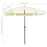 Strandparasol 200x125 cm zandgeel