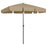 Strandparasol 200x125 cm taupe