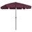 Strandparasol 200x125 cm bordeauxrood