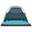 Tent 317x240x100 cm blauw