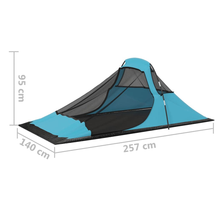 Tent 317x240x100 cm blauw