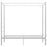 Hemelbedframe metaal wit 90x200 cm