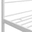 Hemelbedframe metaal wit 90x200 cm