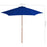 Parasol met houten paal 270 cm blauw