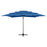 Parasol 4-laags met aluminium paal 250x250 cm azuurblauw