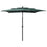 Parasol 3-laags met aluminium paal 2,5x2,5 m groen