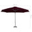 Zweefparasol met aluminium paal 300 cm rood