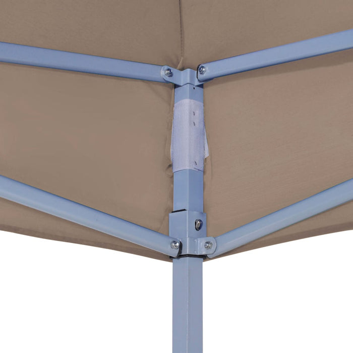 Partytentdak 270 g/m² 3x3 m taupe