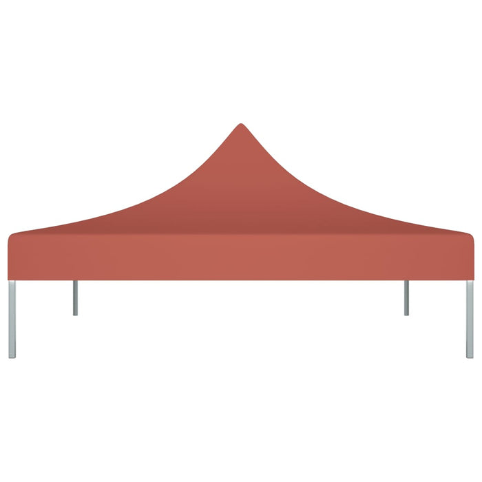 Partytentdak 270 g/m² 3x3 m terracotta