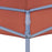 Partytentdak 270 g/m² 3x3 m terracotta