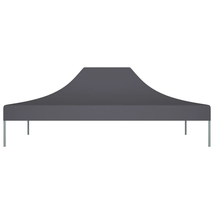 Partytentdak 270 g/m² 4x3 m antraciet