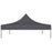 Partytentdak 270 g/m² 4x3 m antraciet