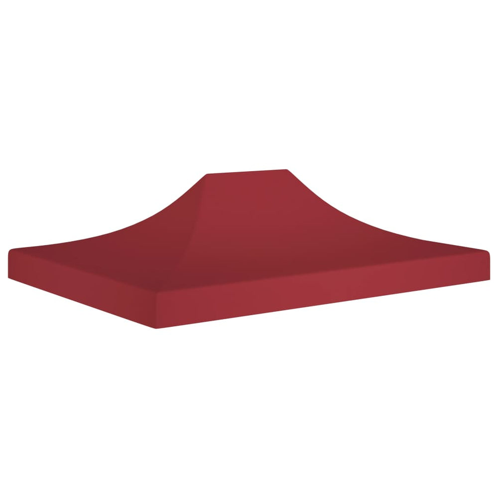 Partytentdak 270 g/m² 4x3 m bordeauxrood