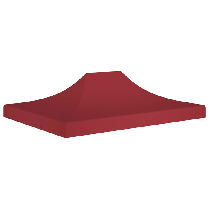 Partytentdak 270 g/m² 4x3 m bordeauxrood