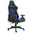 Gamestoel draaibaar PVC blauw