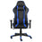 Gamestoel draaibaar PVC blauw