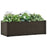 Plantenbak hoog met zelfbewateringssysteem 100x43x33 cm mokka