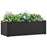 Plantenbak hoog zelfbewateringssysteem 100x43x33 cm antraciet