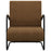 Fauteuil stof bruin