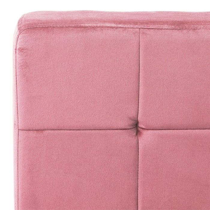 Relaxstoel 65x79x87 cm fluweel roze