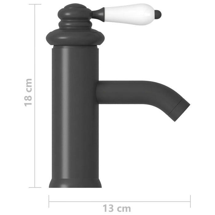 Wastafelkraan 130x180 mm grijs