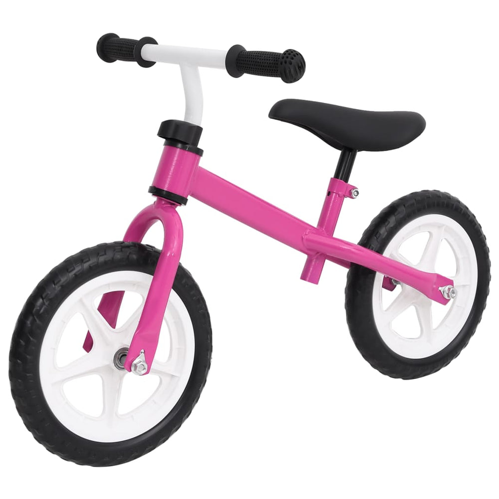 Loopfiets met 10 inch wielen roze