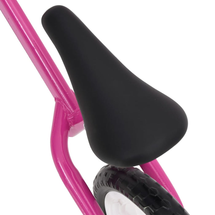 Loopfiets met 10 inch wielen roze