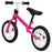 Loopfiets met 12 inch wielen roze