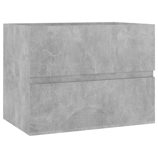 Wastafelkast 60x38,5x45 cm spaanplaat betongrijs