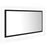 Badkamerspiegel LED 90x8,5x37 cm spaanplaat zwart