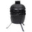 Kamado barbecue 2-in-1 56 cm keramiek zwart