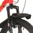 Mountainbike 21 versnellingen 26 inch wielen 36 cm rood