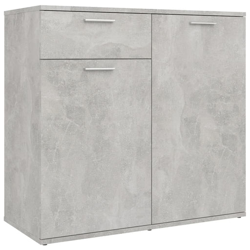 Dressoir 80x36x75 cm spaanplaat betongrijs