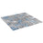 Mozaïektegels 22 st zelfklevend 30x30 cm glas grijs en blauw