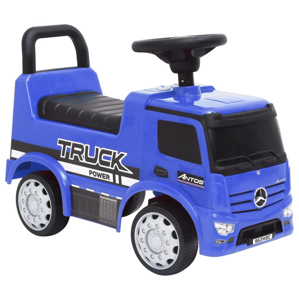 Loopauto Mercedes Benz Truck blauw