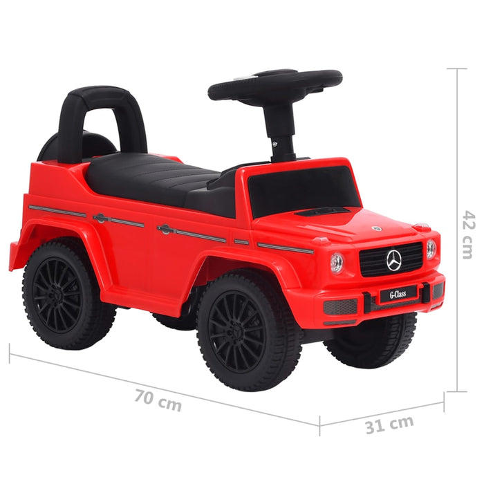 Loopauto Mercedes Benz G63 rood