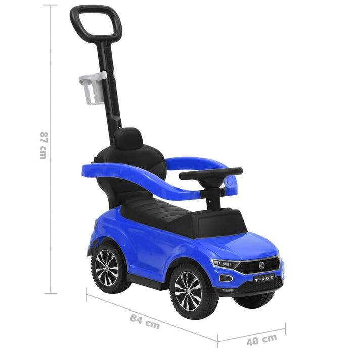 Loopauto Volkswagen T-Roc blauw