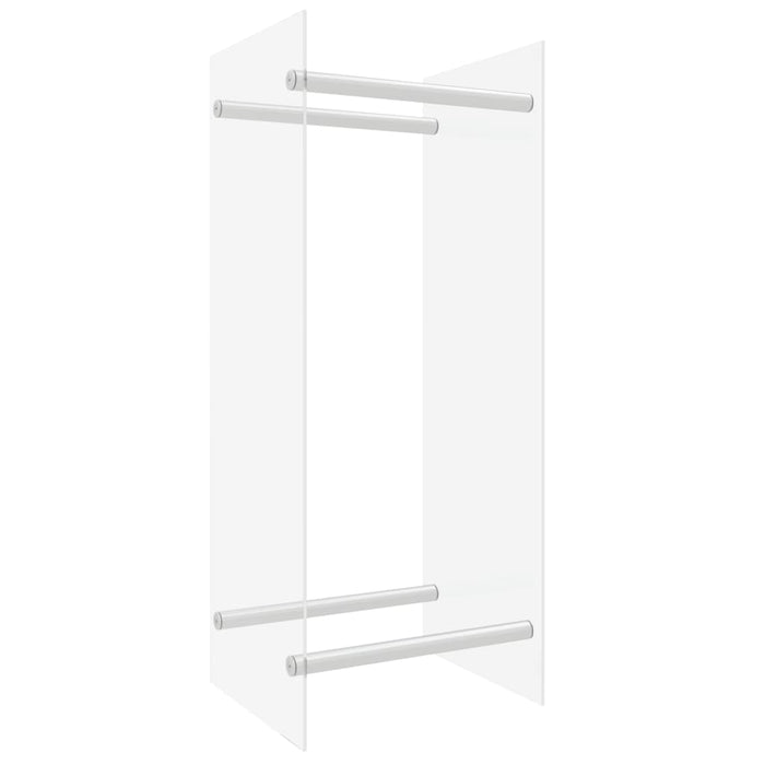 Haardhoutrek 40x35x100 cm gehard glas transparant