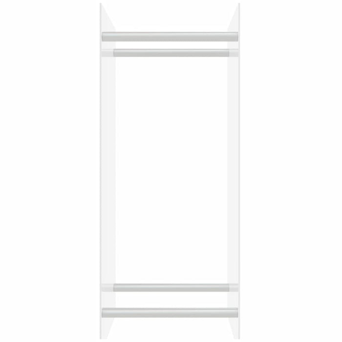 Haardhoutrek 40x35x100 cm gehard glas transparant