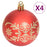 70-delige Kerstballenset goud en rood