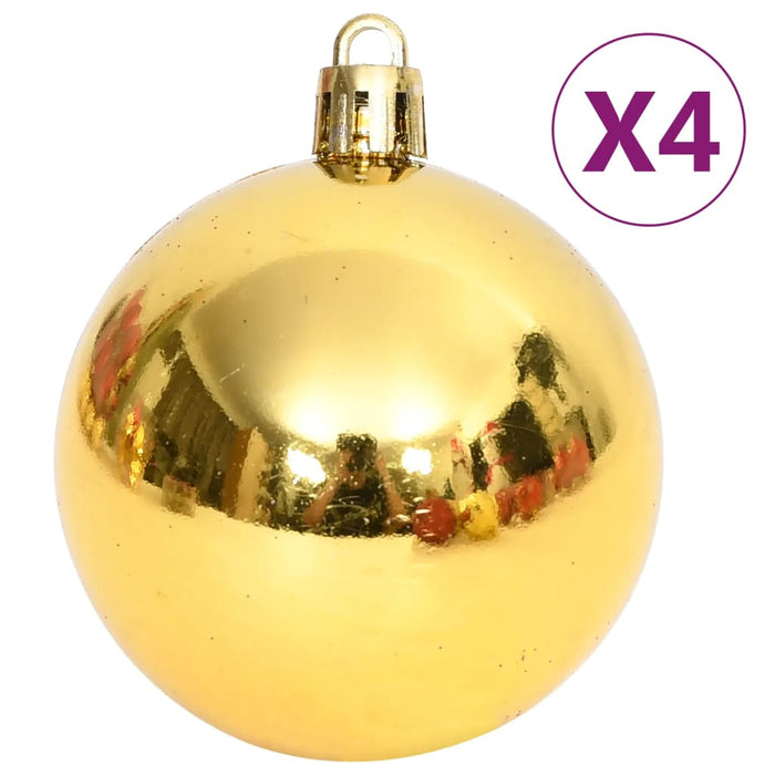 108-delige Kerstballenset goud en rood