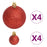 108-delige Kerstballenset goud en rood