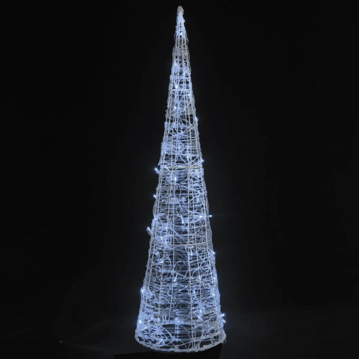 Lichtkegel decoratief LED koudwit 90 cm acryl