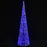 Lichtkegel decoratief LED blauw 120 cm acryl