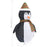 Kerstpinguïn decoratief LED 120 cm luxe stof